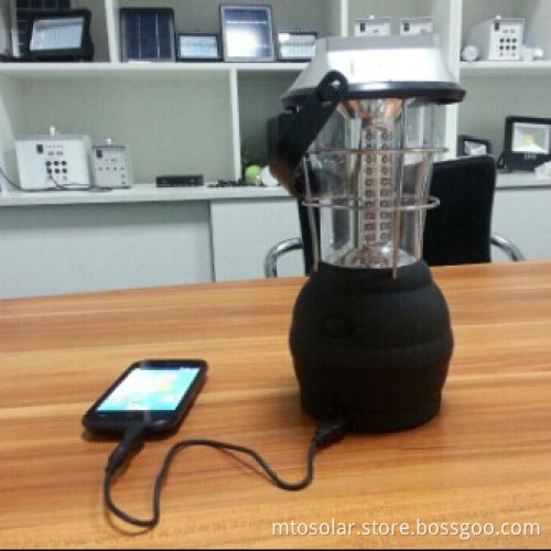 Dynamo rechargeable camping lantern